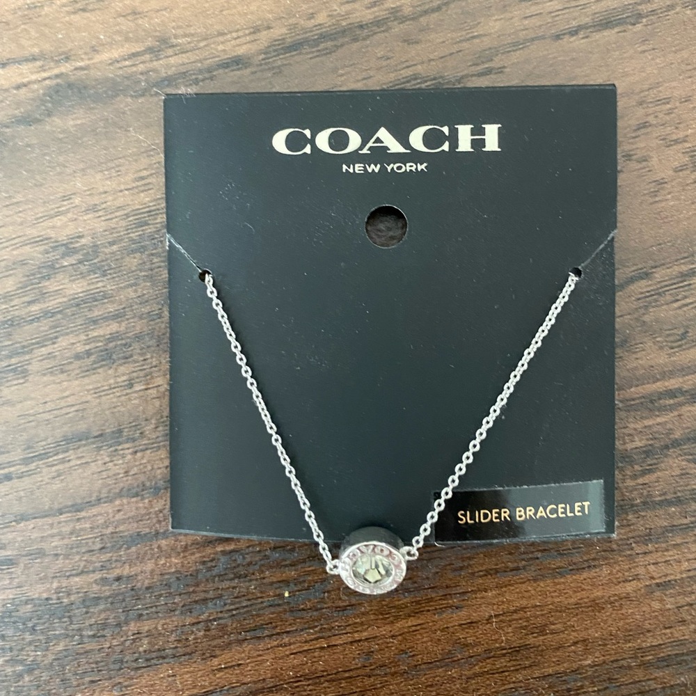 NWT COACH Slider Bracelet Brand New